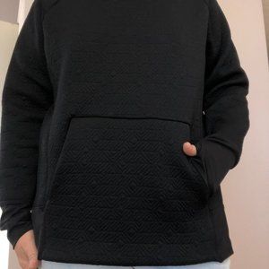 Athleta Jacquard Elevation Pullover, size medium, black